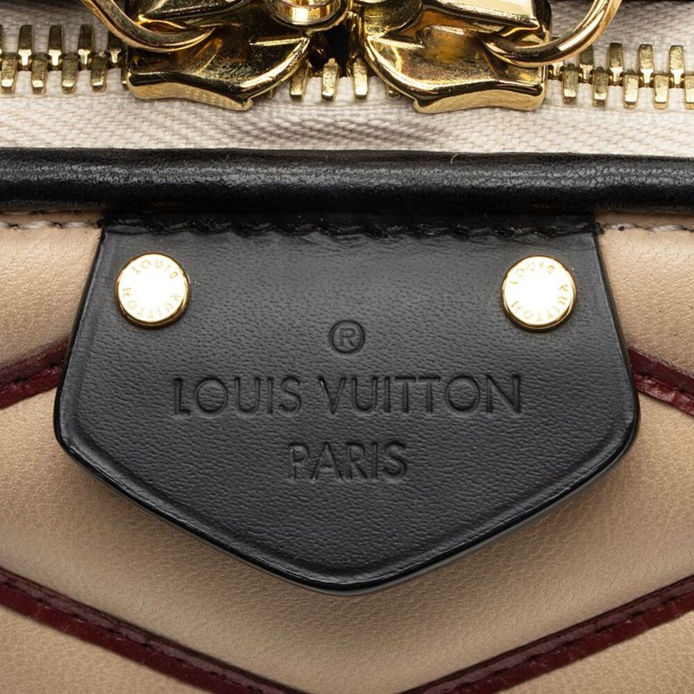 Louis Vuitton Lambskin Malletage Alma BB Satchel - Picture 8 of 16